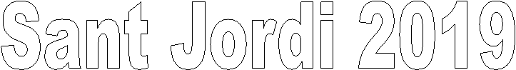 Sant Jordi 2019