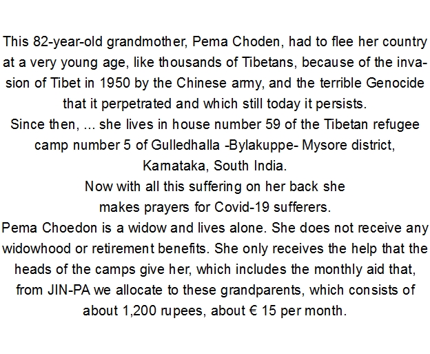 This 82-year-old grandmother, Pema Choden, had to flee her coun