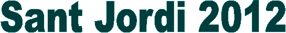 Sant Jordi 2012
