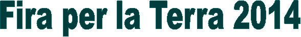 Fira per la Terra 2014