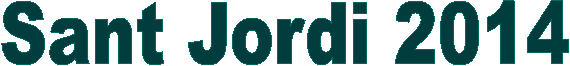Sant Jordi 2014
