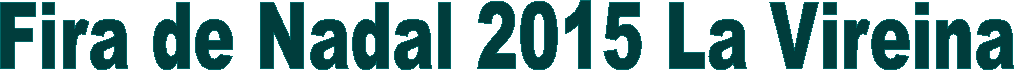 Fira de Nadal 2015 La Vireina