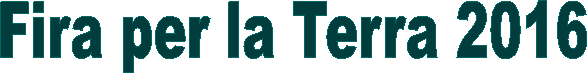 Fira per la Terra 2016