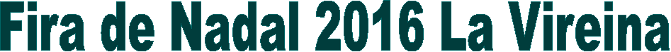 Fira de Nadal 2016 La Vireina