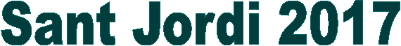 Sant Jordi 2017
